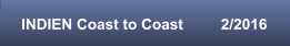 INDIEN Coast to Coast         2/2016